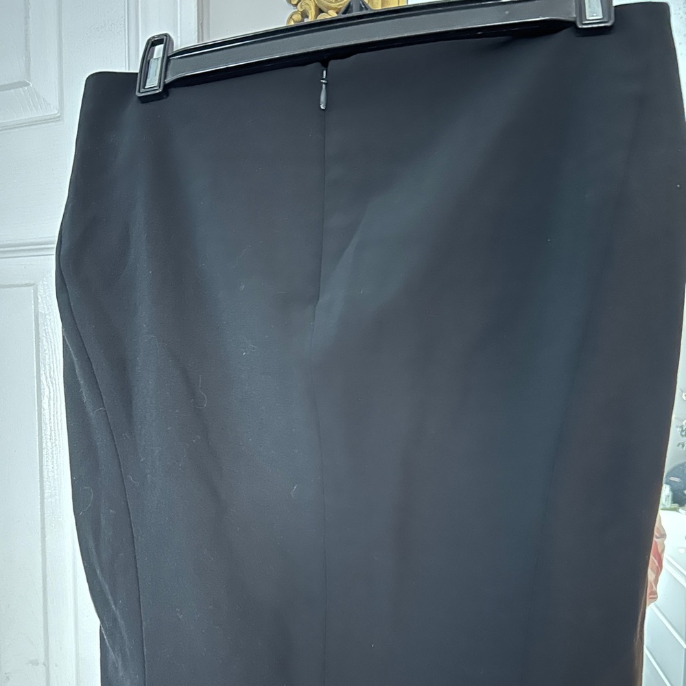 Black knee length skirt
